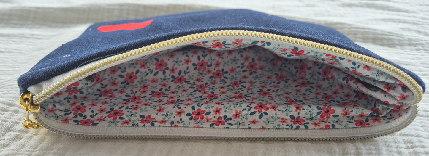 "La Berlin Cœur" Pouch – Size S – Unique Piece
