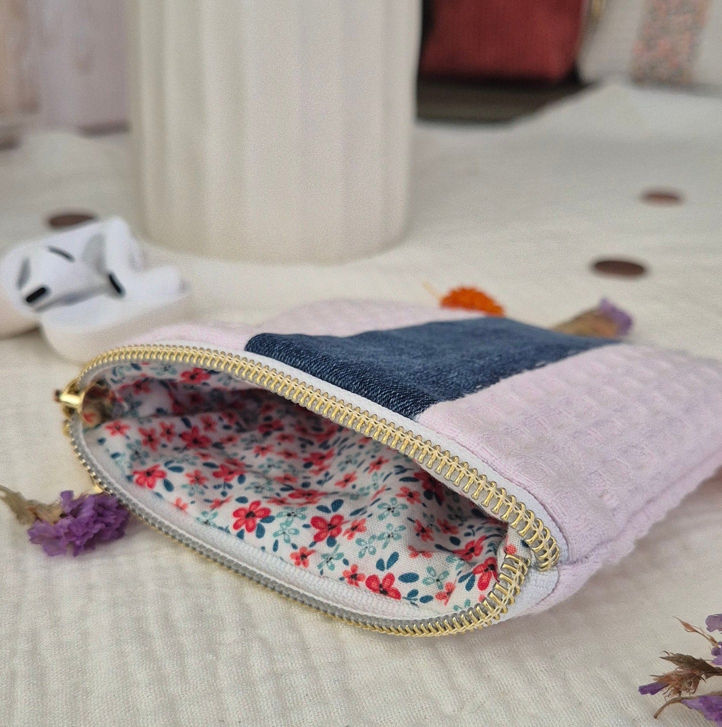 Porte-monnaie "Le Lana Denim" – Pièce Unique