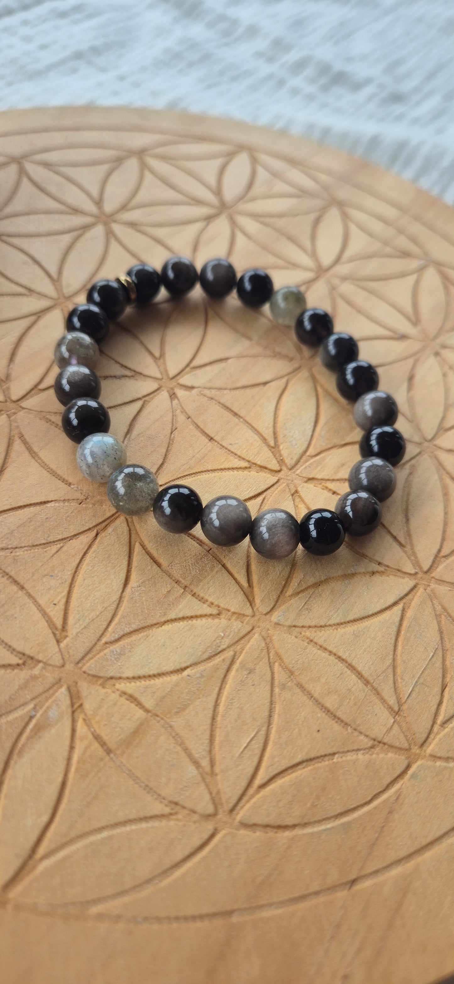 "Strength & Light" Bracelet – AAA Tourmaline & Labradorite