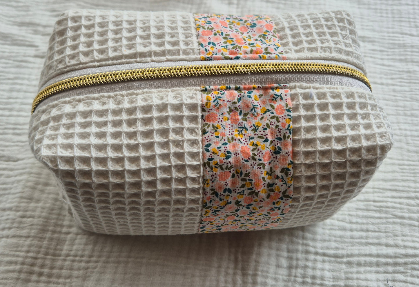 "La Siwa Pêche" Toiletry Bag – Size M – One of a Kind