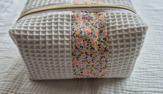 Trousse de toilette "La Siwa Pêche" – Taille M – Pièce Unique