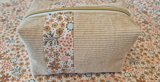 Trousse de toilette "La Omi Bohème" – Taille M – Pièce Unique