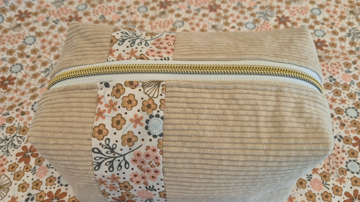 "La Omi Bohème" Toiletry Bag – Size M – One-of-a-Kind