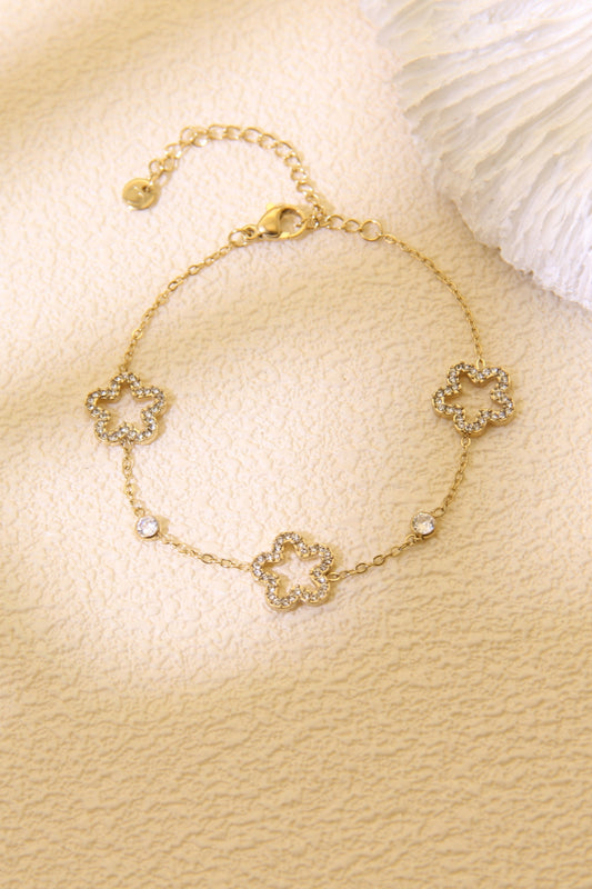 Bracelet Pétale Doré