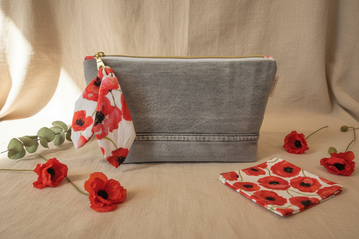 Éla Denim Coquelicot