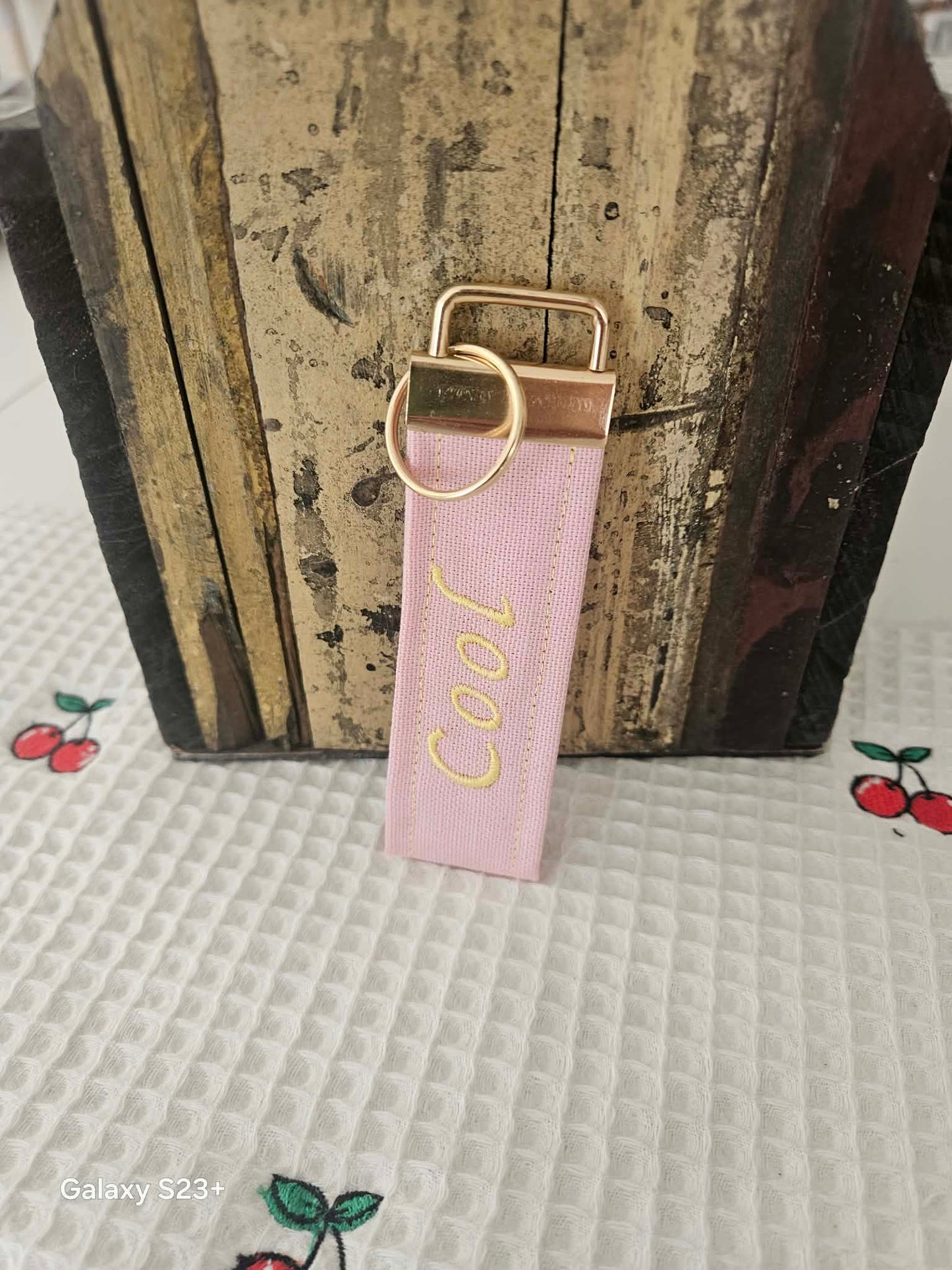 Dragonne Porte-Clé Brodée Personnalisable