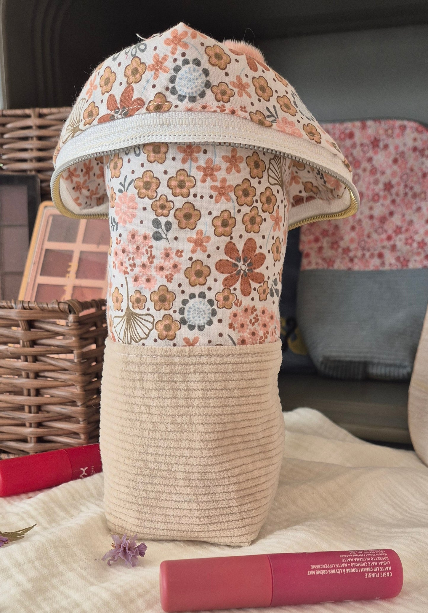"La Sol Dorée" Pouch – Unique Piece