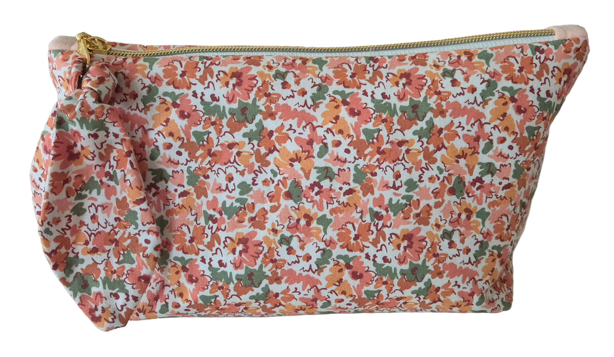 Trousse Éla — Fleurs Corail