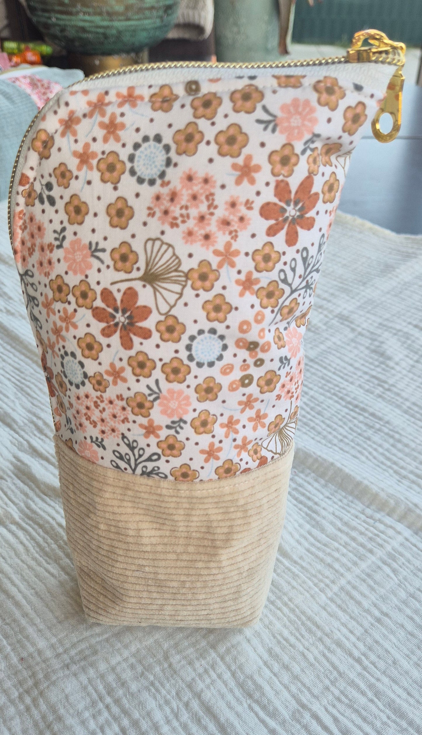 "La Sol Dorée" Pouch – Unique Piece