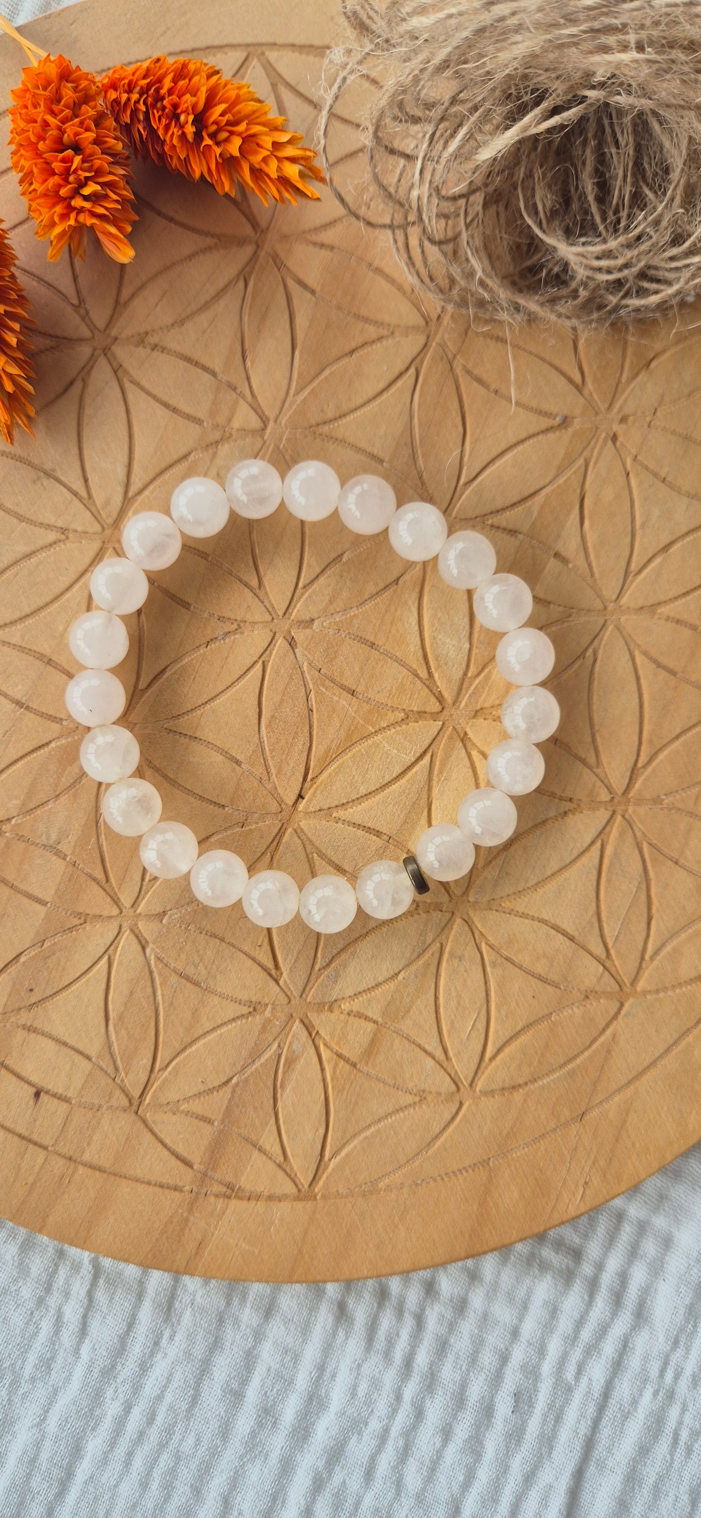 "Purity & Love" Bracelet – Rose Quartz