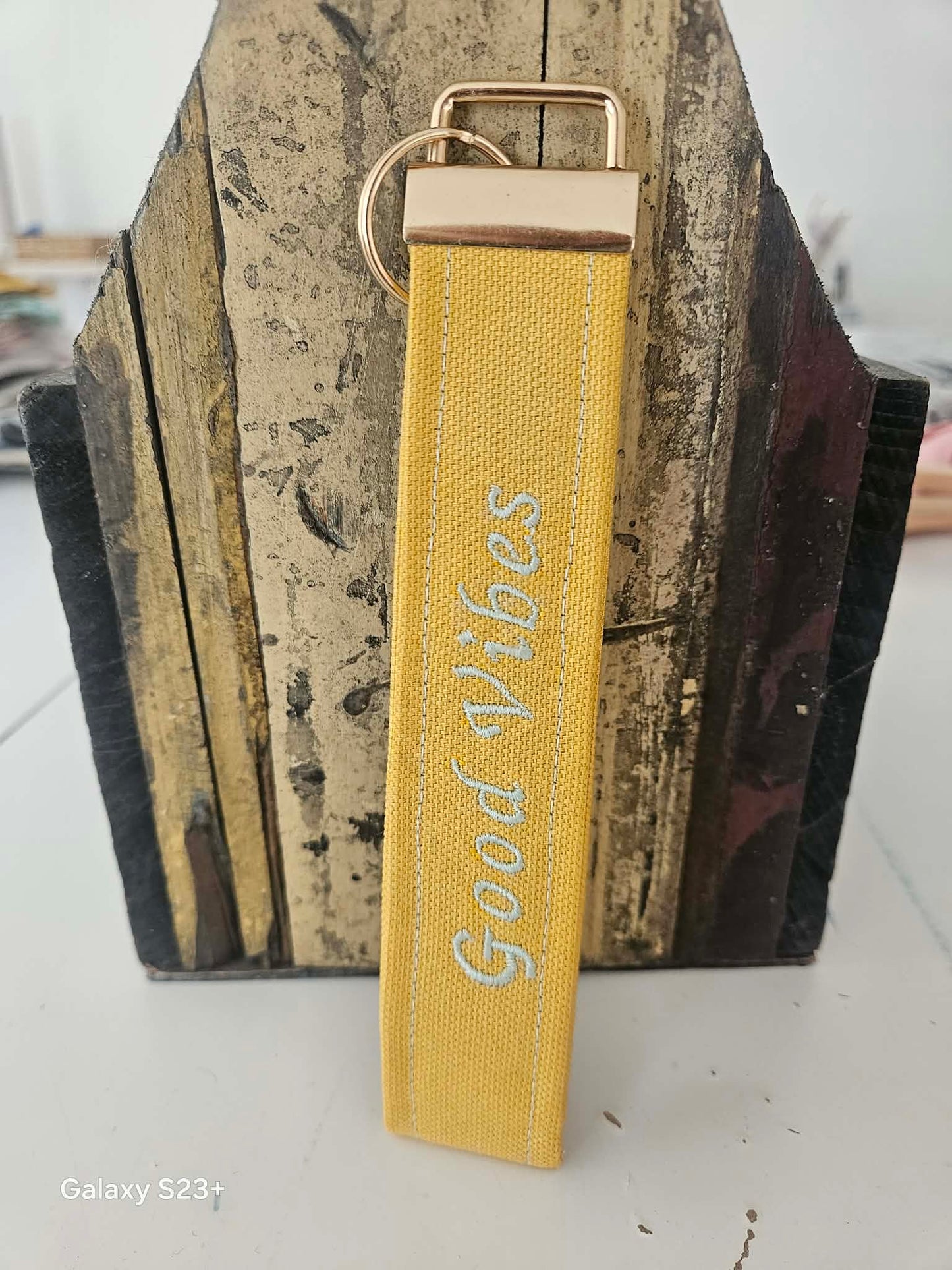 Dragonne Porte-Clé Brodée Personnalisable