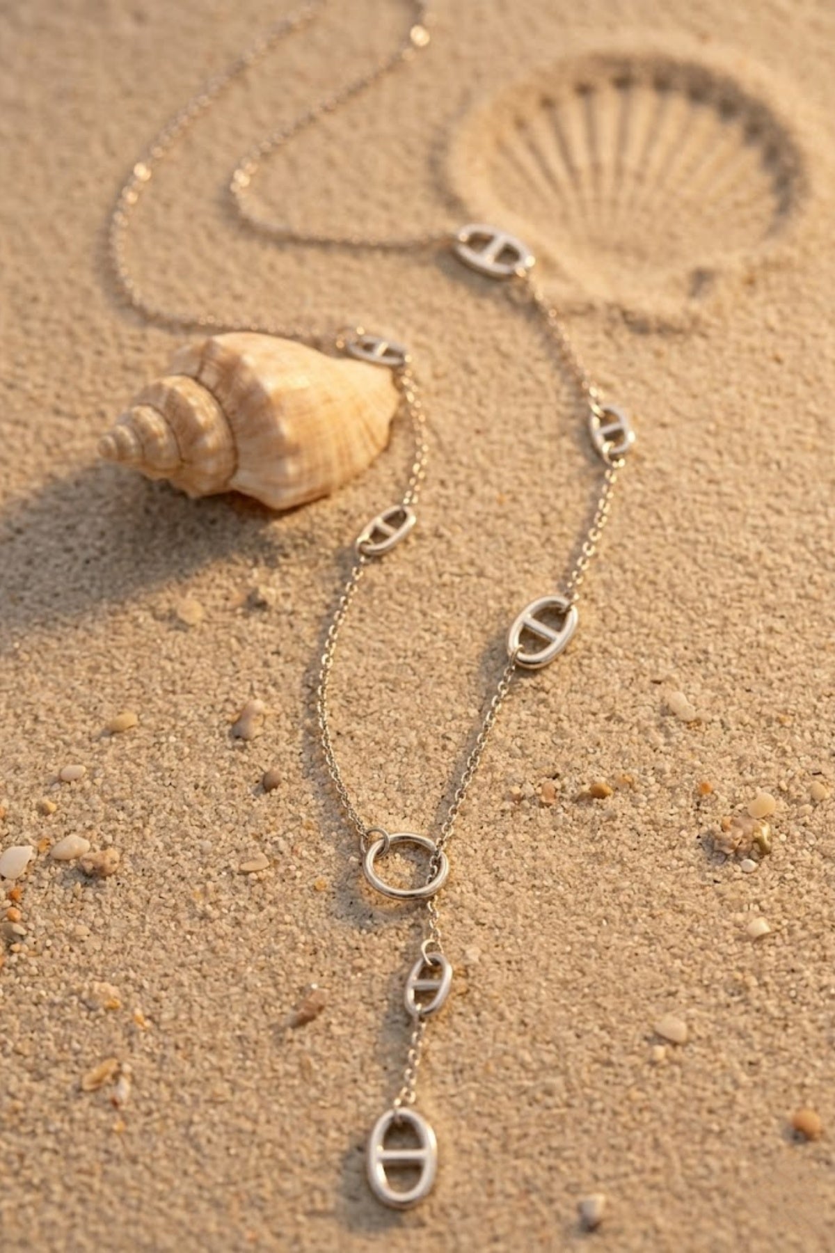 Sillage Silver Necklace